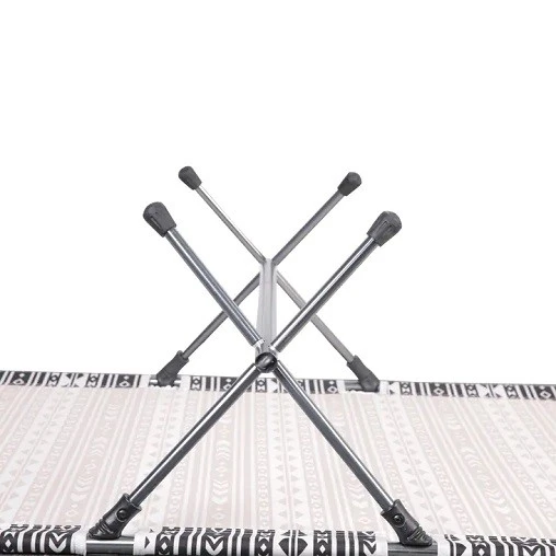 Multi-Position Adjustable Aluminum Folding Camping Bed factory